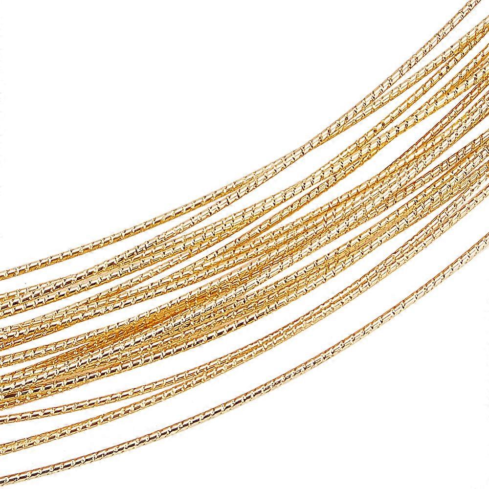 Copper Wire Golden 23 Gauge 0.6mm about 32.81 Feet(10m)