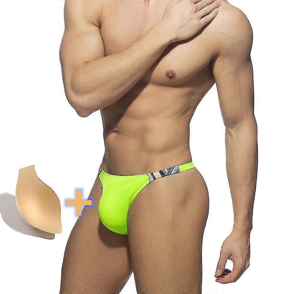 2023 stringtrosor man strandkläder baddräkter push pad baddräkt badkläder män torr lappverk bikini gay