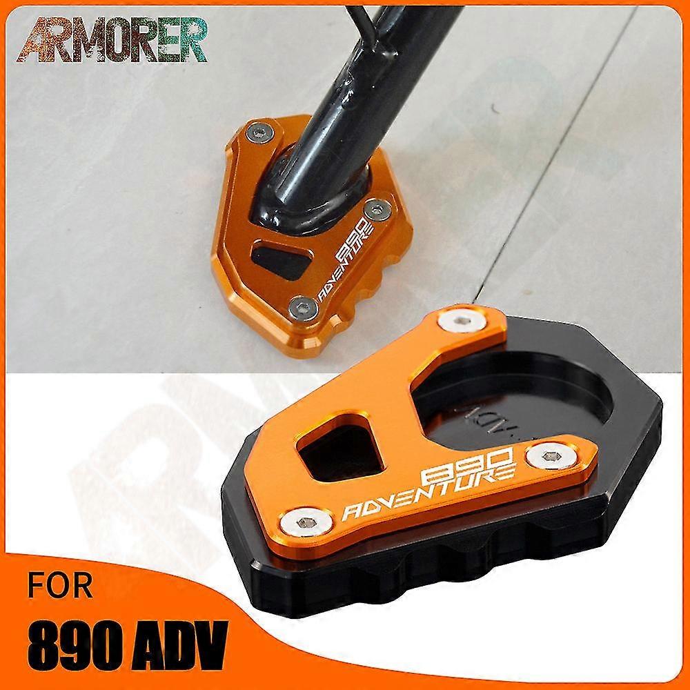 Black/Orange Side Stand Kickstand Shoe Extender KTM 890 Adventure / R 2020-2026 | UK Black/Orange Side Stand Kickstand Shoe Extender KTM 890 Adventure / R 2020-2026 | UK