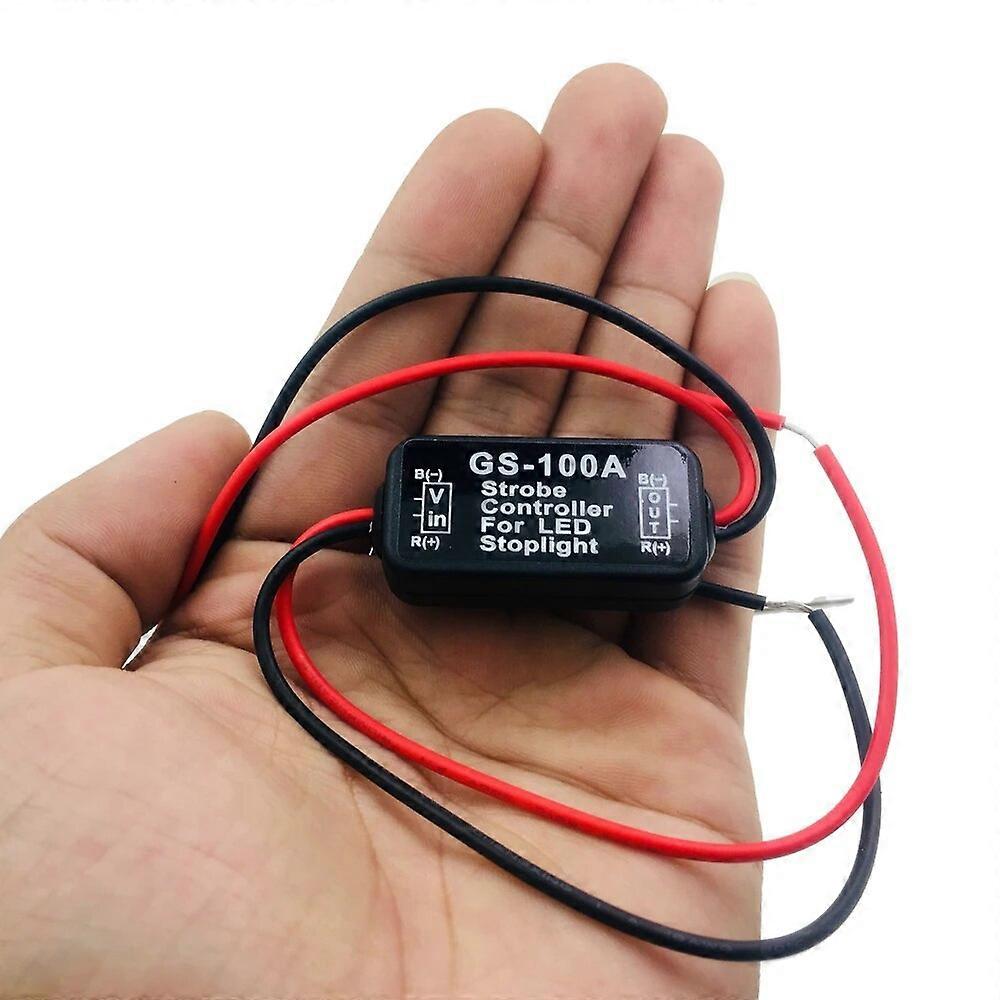 NEW Auto Car 12V GS-100A LED Brake Stop Light Strobe Flash Flashing Controller Box