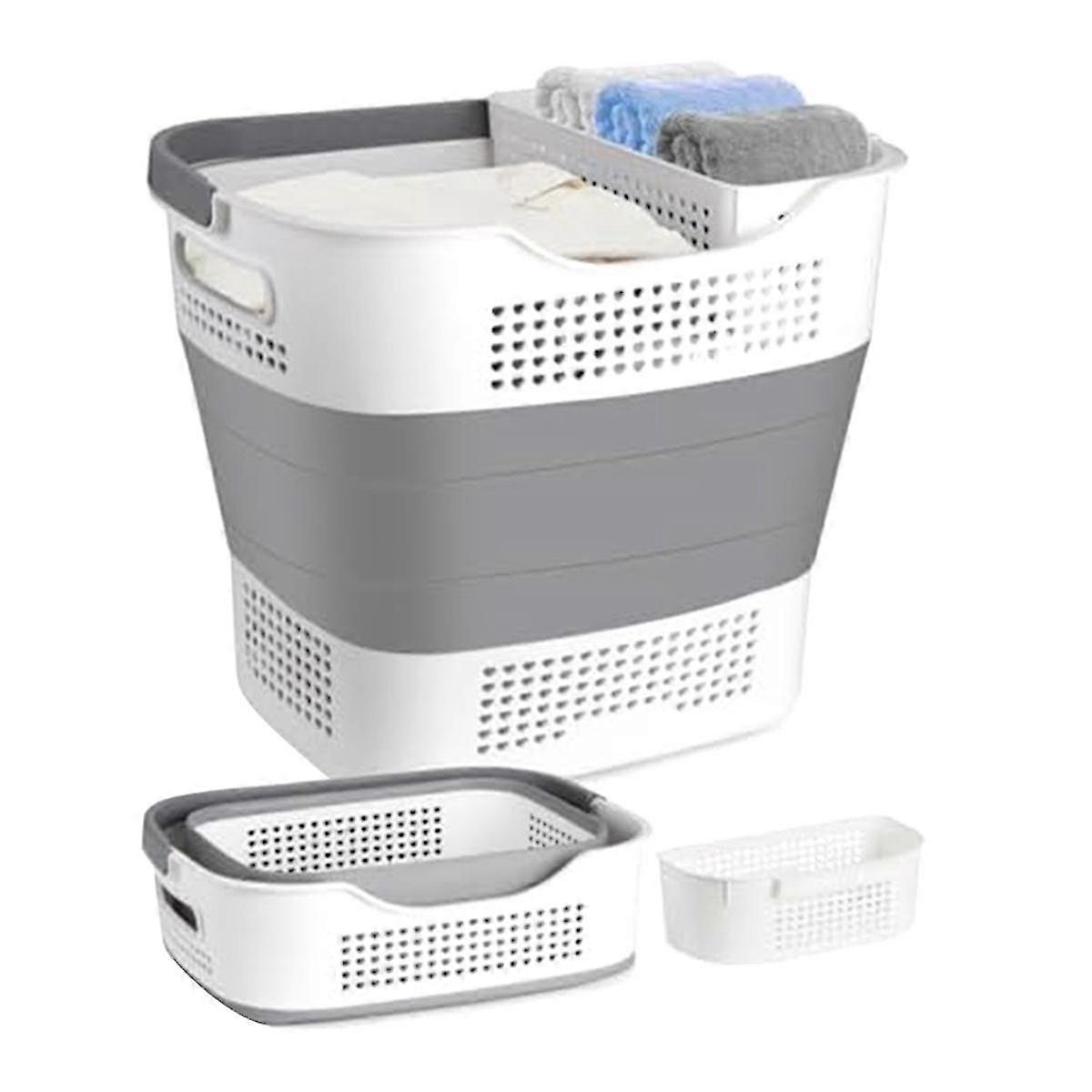 Collapsible Laundry Basket, Foldable Laundry Basket Pp With Handles,pop-up Storage Container/hamper