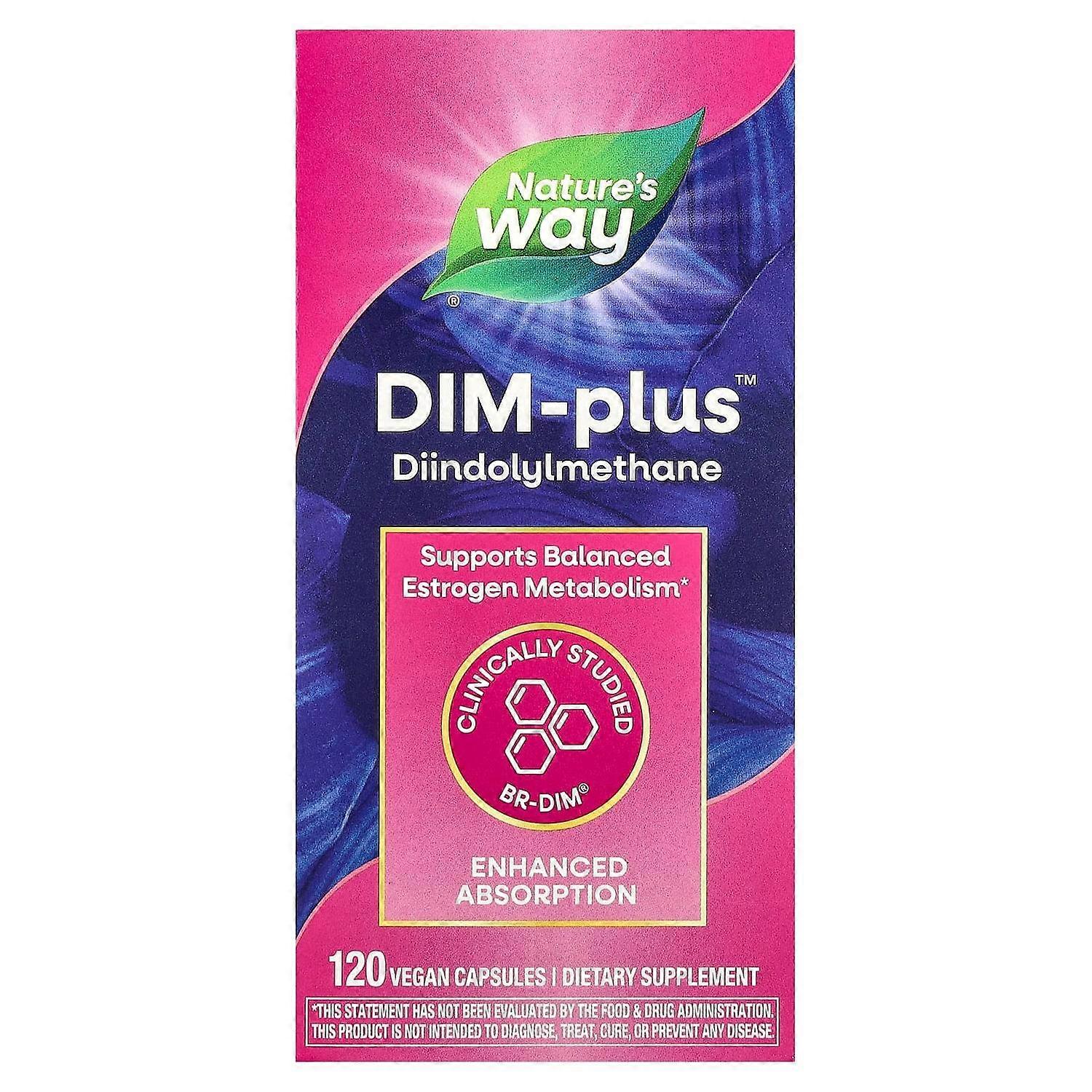 Nature's Way, DIM-plus, 120 Vegan Capsules