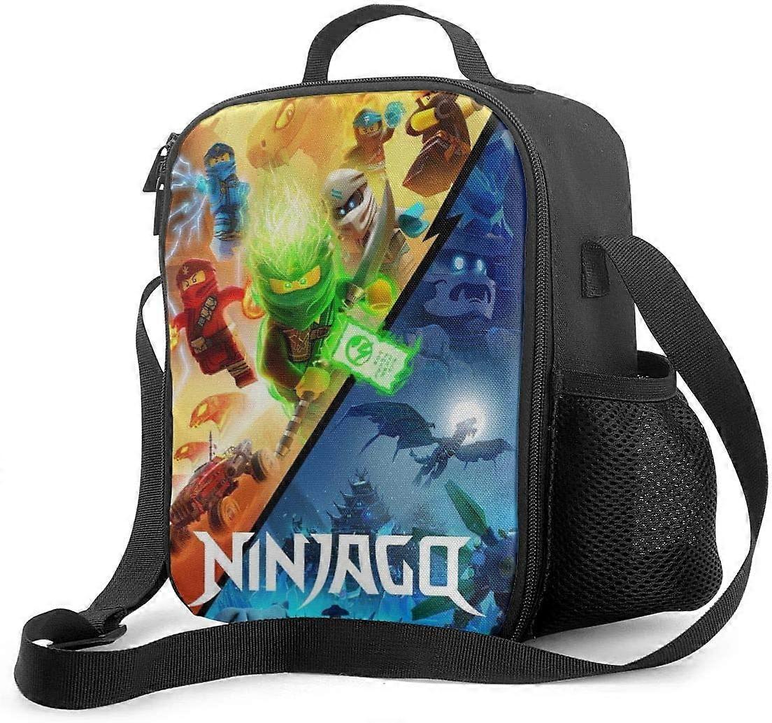 Ninjago Öğle Yemeği Çantası Soğutucu Çanta Öğle Yemeği Kutusu Yumuşak Astar Öğle Yemeği Çantaları Okul-SYS24945 için