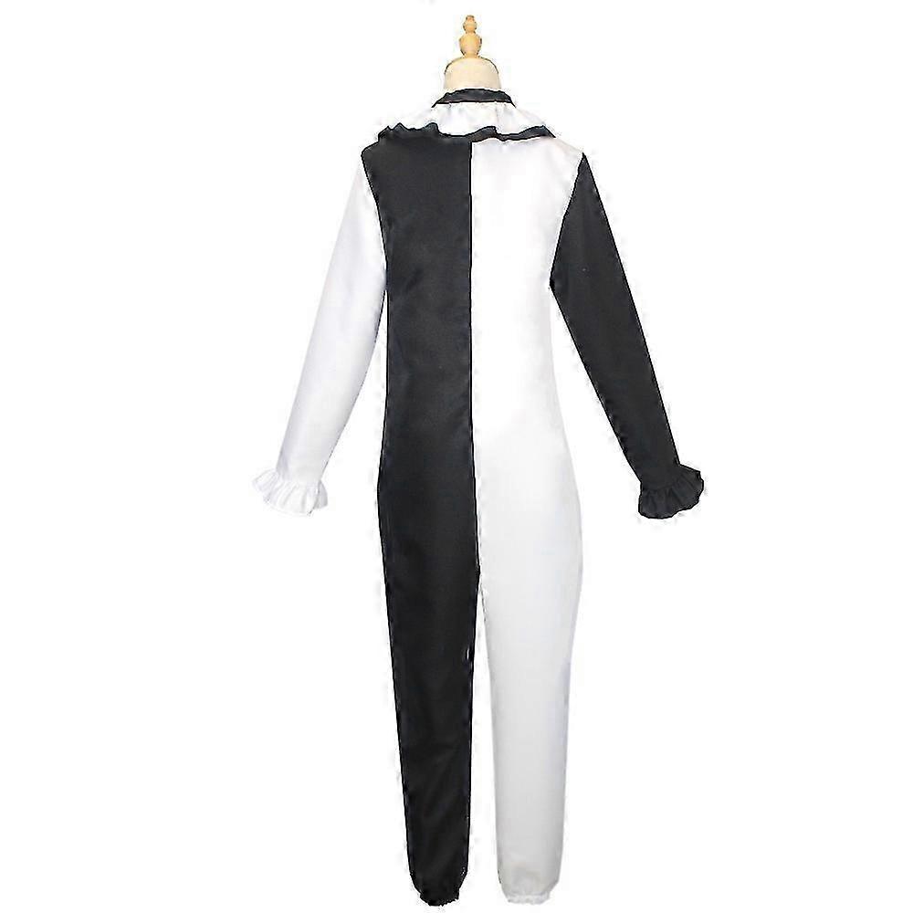 Neue Halloween-Film Terrifier Joker Cosplay Jumpsuit Der Clown Maske Horror Weiß Schwarz Body Maskerade Party Karneval Outfit | DE