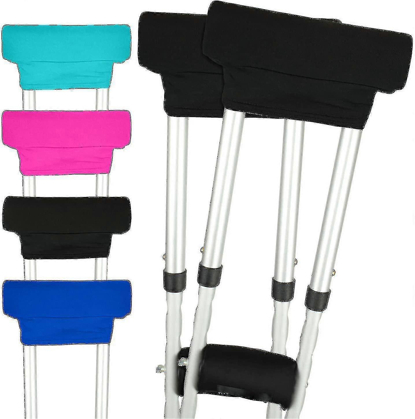 Crutch Pads - Padding For Walking Arm Crutches - Underarm Padded Forearm Covers For Hand Grips - Soft Foam Bariatric Ac