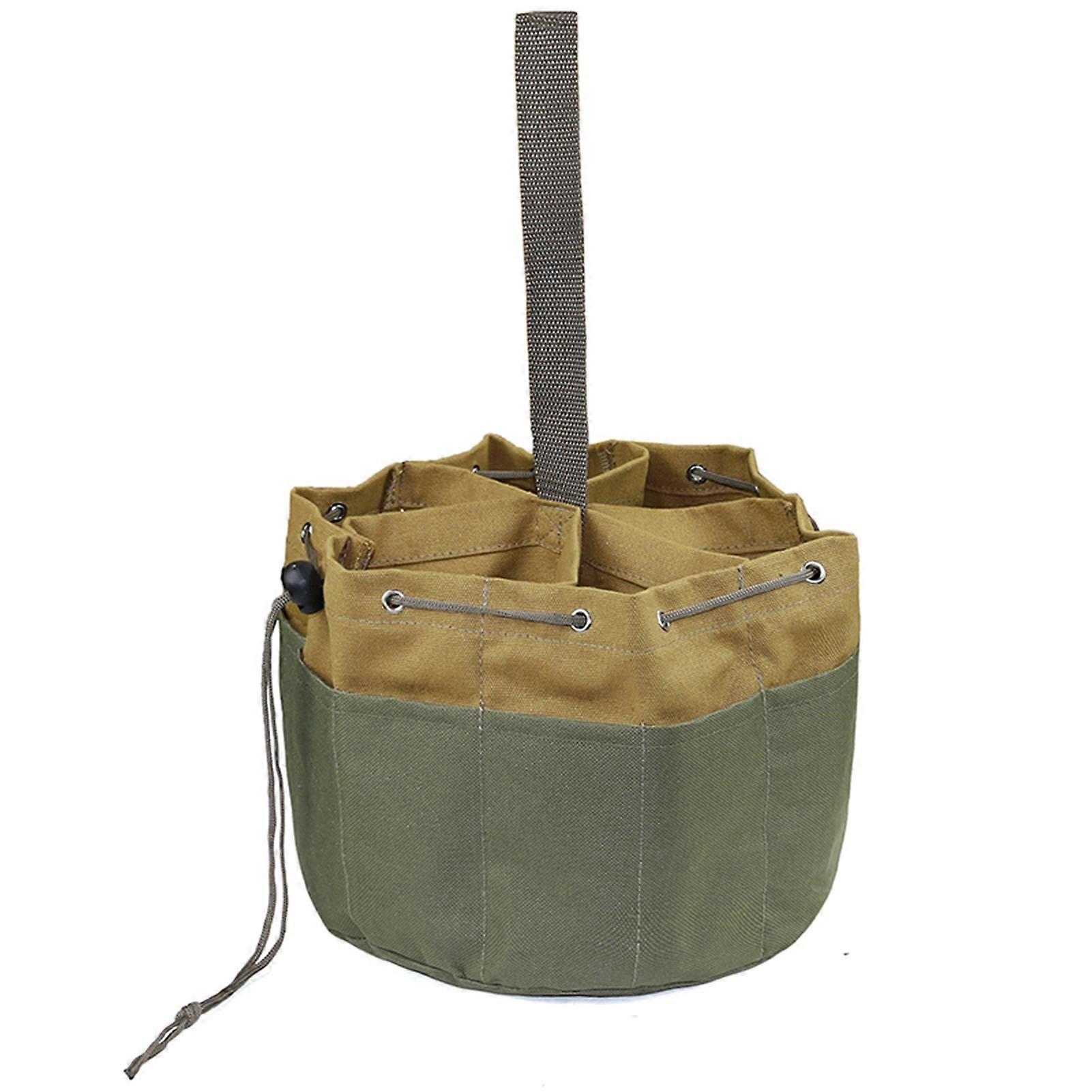 Canvas Multifunction Tool Bags Practical Carrying Handles Cylinder Bag Electrician