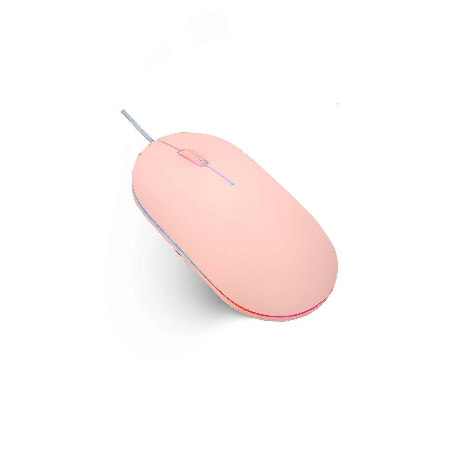 Computer Mouse With Backlit Ergonomic Mute Click 1000 DPI Optical Engine With Colorful Backlit Universal for Office Gaming