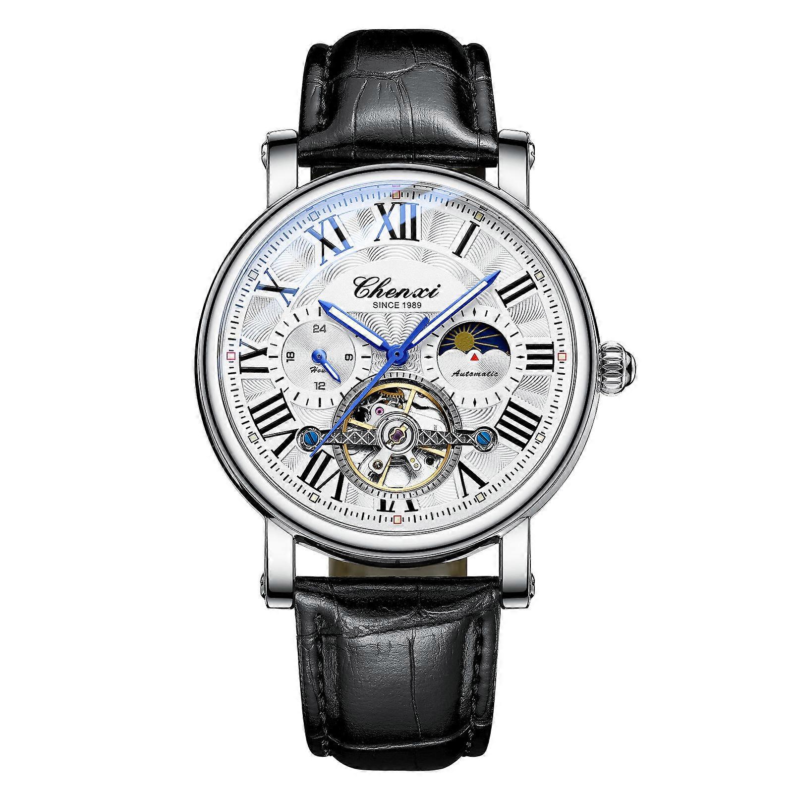 OHPA watch Business Men's High end Fully Automatic Hollow Flywheel Luminous Waterproof Shake Sound Explosive Mechanical Watch