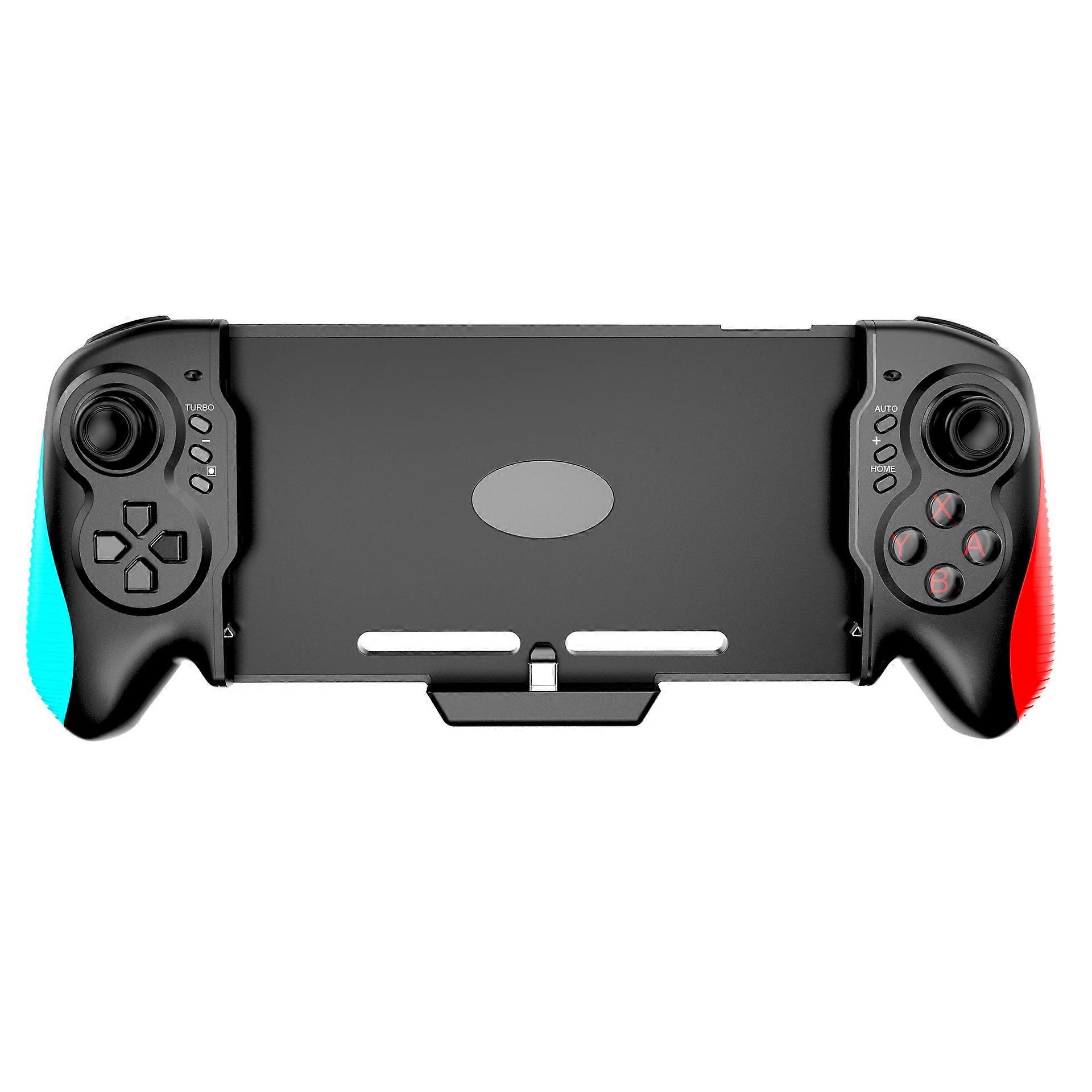 Game Console Controller Grip With Crystal Action Buttons For Switch Gamepad