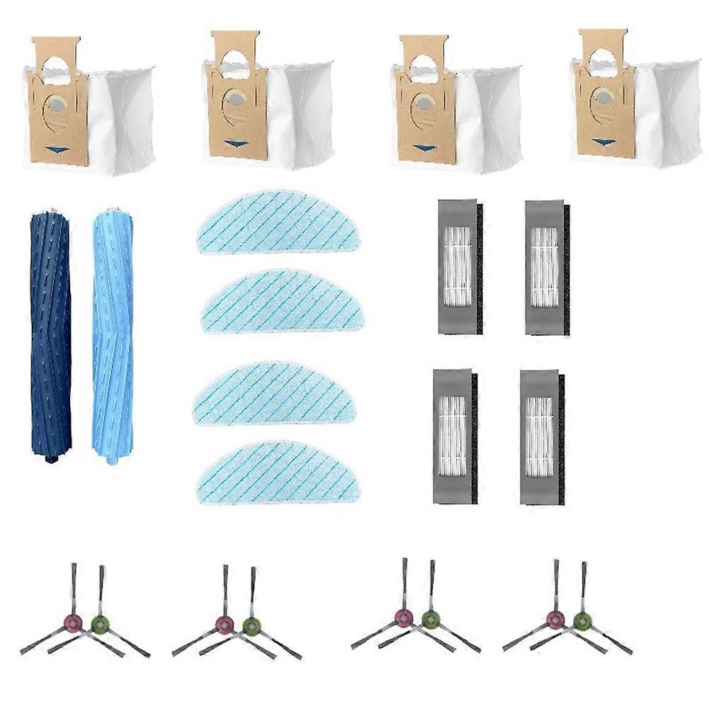 Main Brush Side Brush HEPA Filters Cleaning Mops Cloth Dust Bags for T9AIVI Robot Vacuum Cleaner Ac