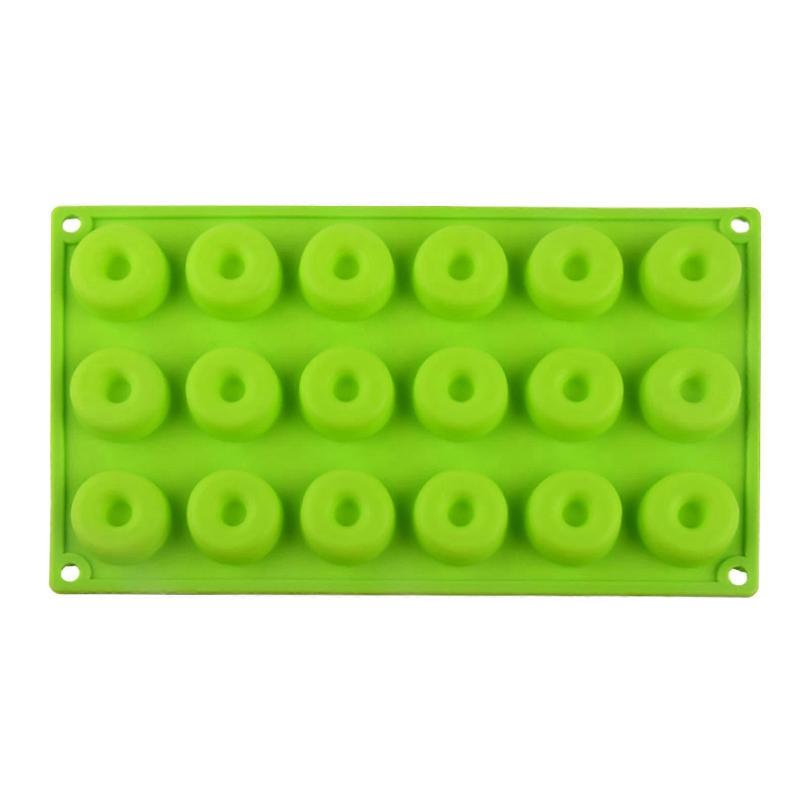 Silicone Donut Baking Pan Silicone Donut Molds Donut Baking Tray with 18 Cavity
