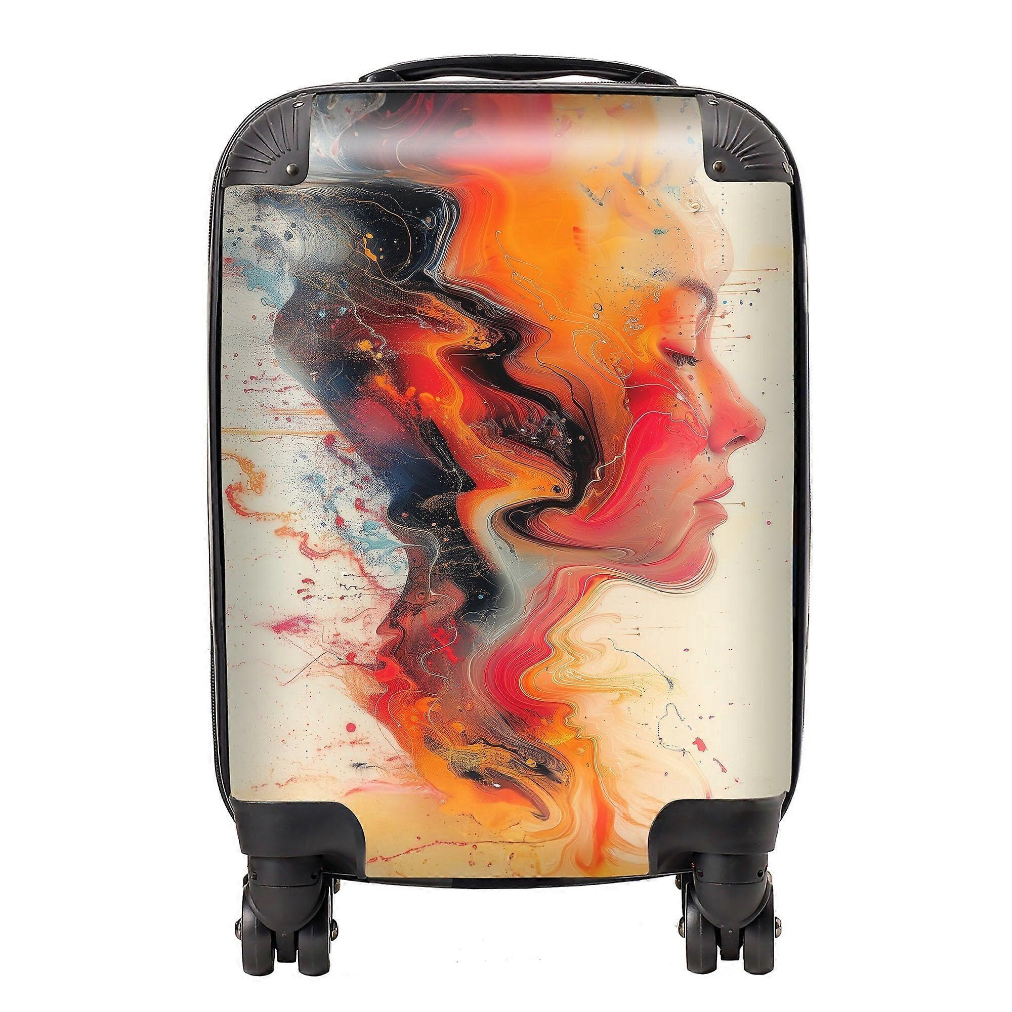 Geometric Vibrance Suitcase