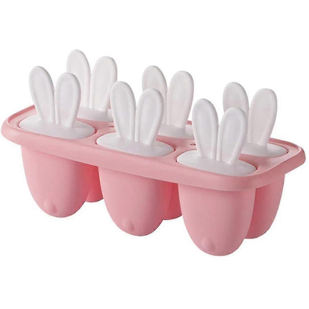 Reusable Mini Pop Molds, 6 Miniature Popsicle Molds W,pink