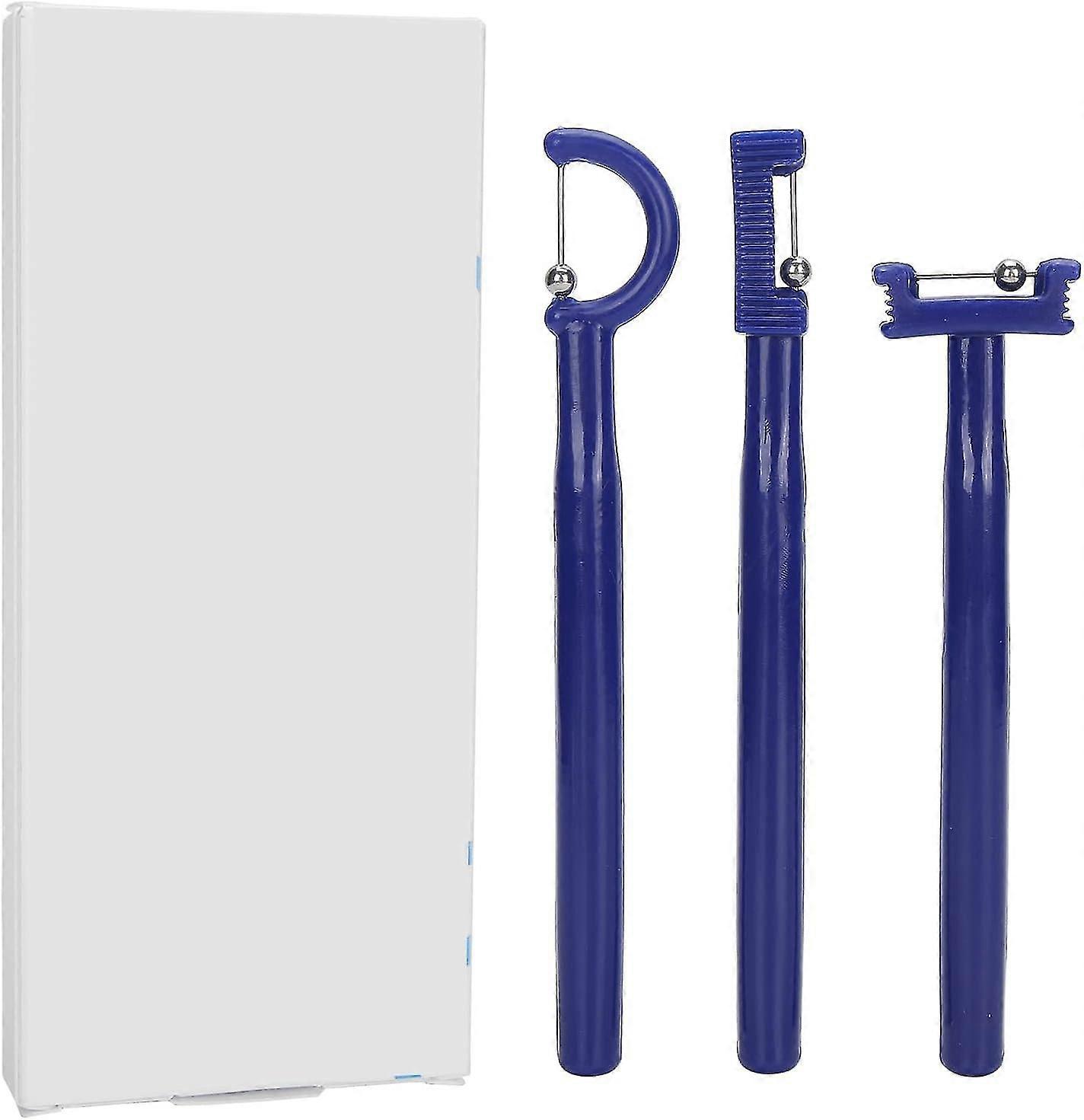 Tongue Tip Exercise,3pcs Tongue Tip Exercise Tool Tongue Tip Lateralization Lifting Oral Muscle Training Set Tools Speech Therapy Talk Tool Tongue Mus