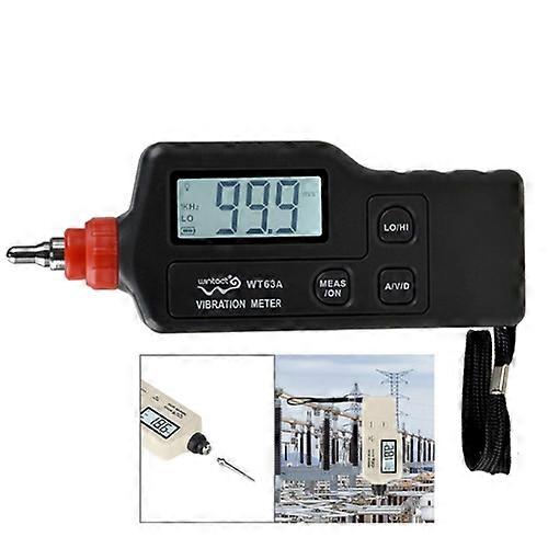 Wintact WT63A Vibration Meter Digital Tester Vibrometer Analyzer Acceleration Velocity
