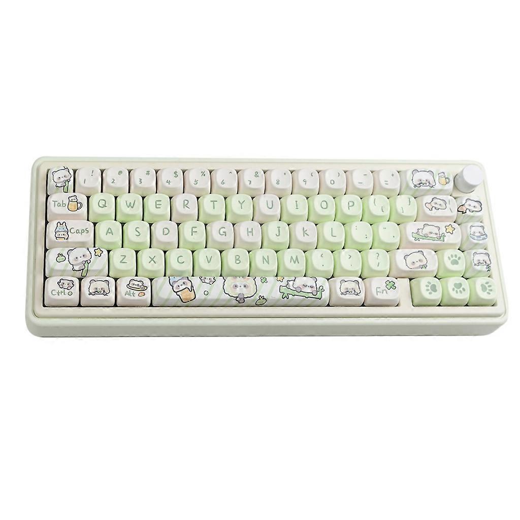 145Keys Keycap Set Milk Green Keycaps For Game Mechanical Keyboards Keycaps