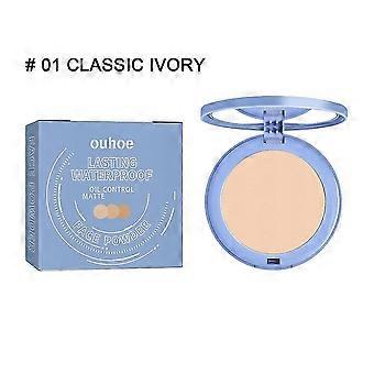 Face Pressed Powder Set Makeup, Controls Shine, Smooth Fine Lines Long Lasting