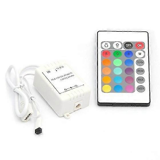 24 Button Wireless Rgb Led Light Controller Ir Remote 12v Dimmer