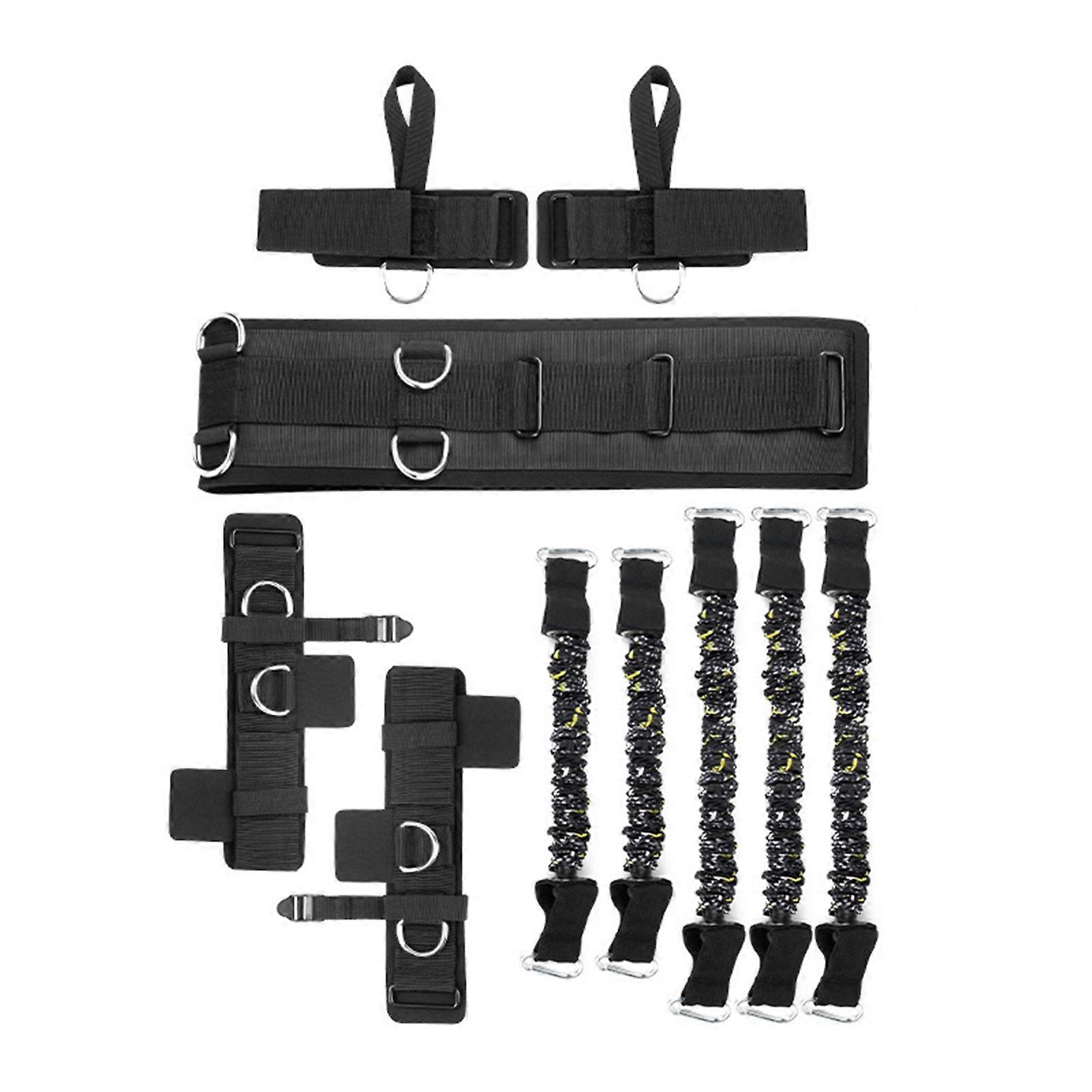 Kaesi 1 Set Multi-purpose Bounce Strength Trainer Adjustable Provide Strong Resistance Unisex Firm Bounce Training Tool for Boxing