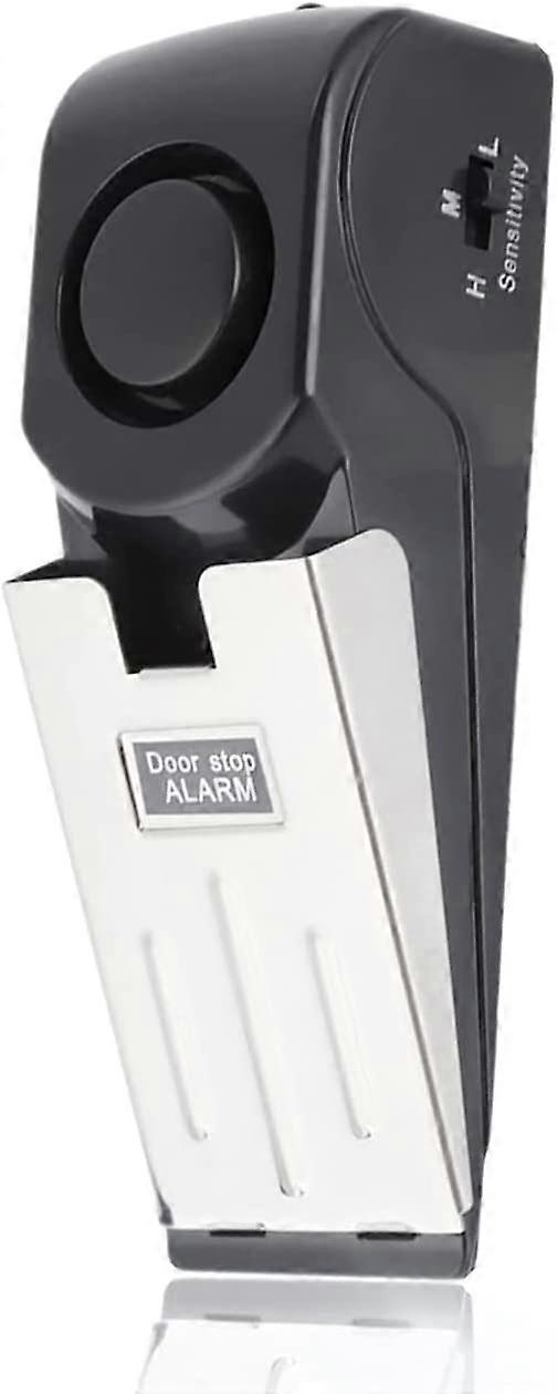 Door Stop Alarm, 120dB Home Travel Burglar Alarm, Home Security System Stopper Security Tool (battery not included)
