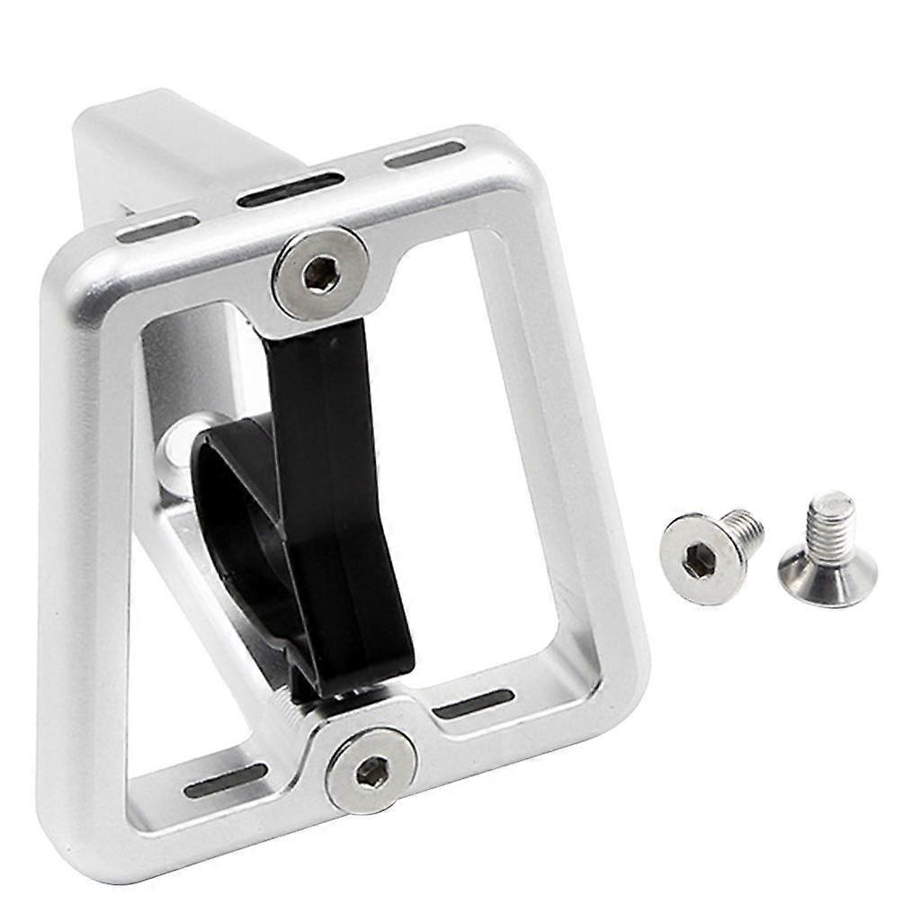 Folding Bike Front Carrier Block Bracket Holder Cage For  Silver