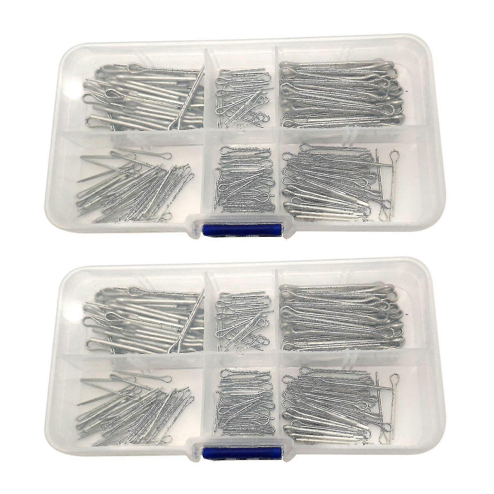175pcs Split Cotter Pin Clip Fastener Pin Set
