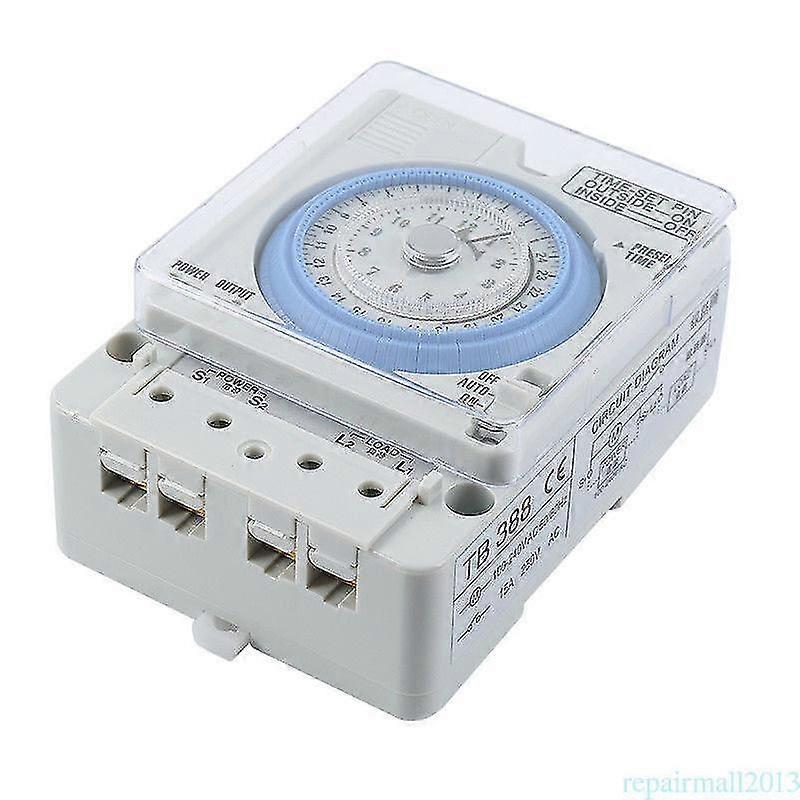 New TB-388 Rectangle 15 minutes / 96 times Switch Timer Without Battery