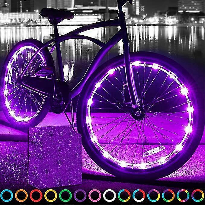 Led Bike Wheel Lights, Bright Colorful Bicycle Light Decoration Accessories