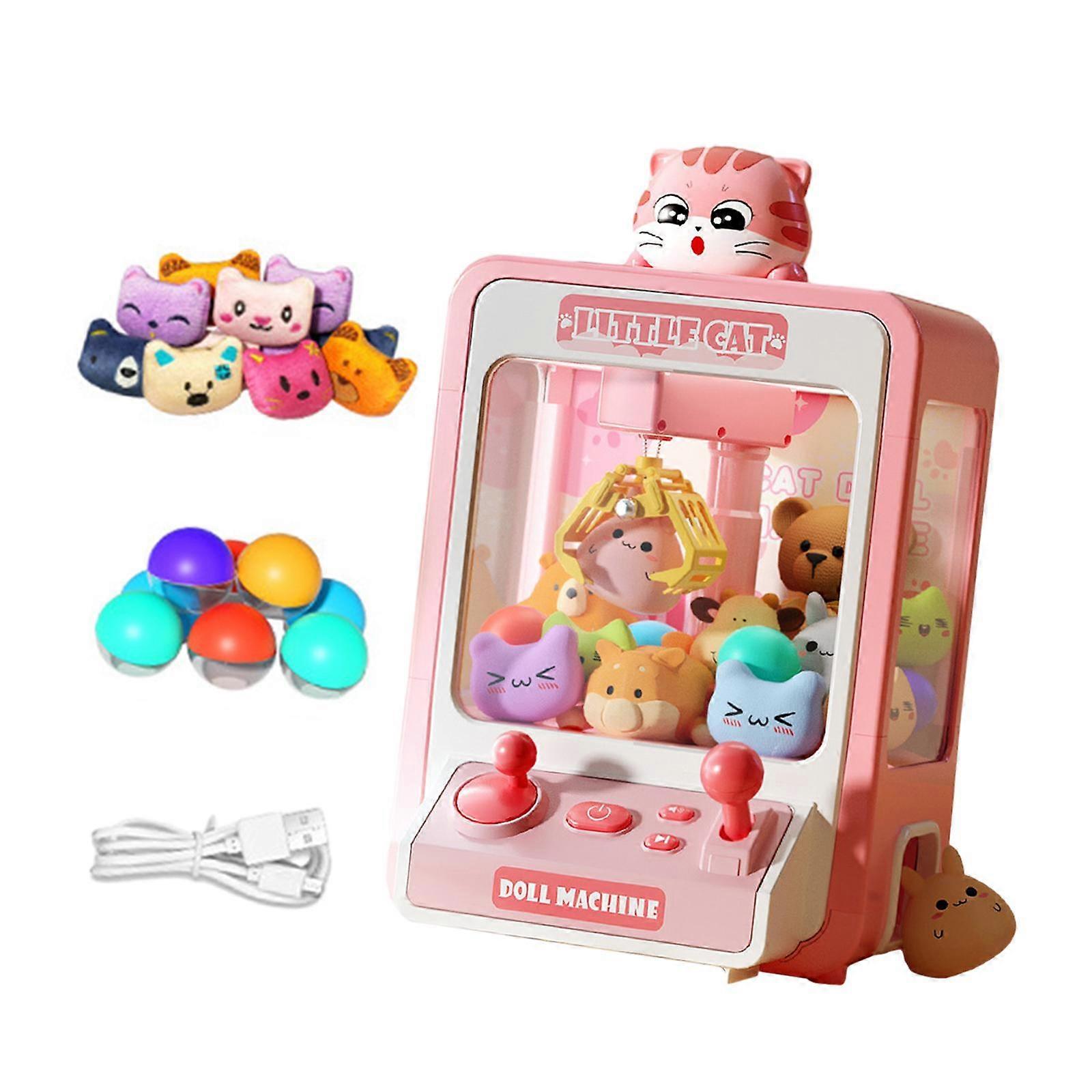 Claw Machine Arcade Game, Arcade Candy Capsule Claw Game Prizes Toy, Mini Vending Machine, Electronic Small Toys for Adults