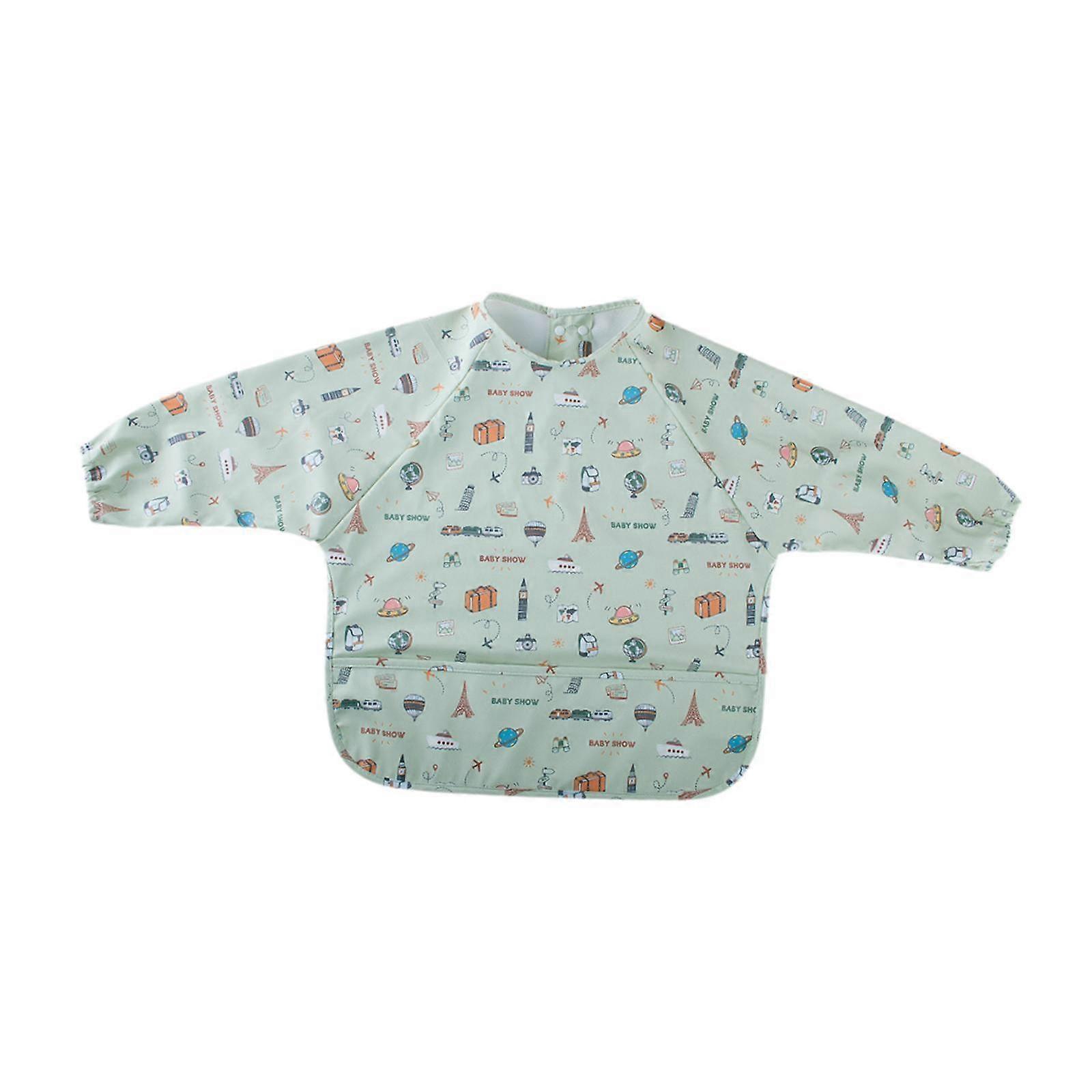 ילדים מעושנים קל לניקוי סינר ציור תינוקות נייד לתינוק מזיל ריר לילדים סגנון A