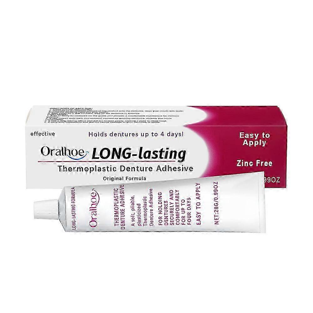 Thermoplastic Denture Adhesive, Cushion Grip for Dentures, Cushion Grip Thermoplastic Denture Adhesive, Secure Denture Adhesive