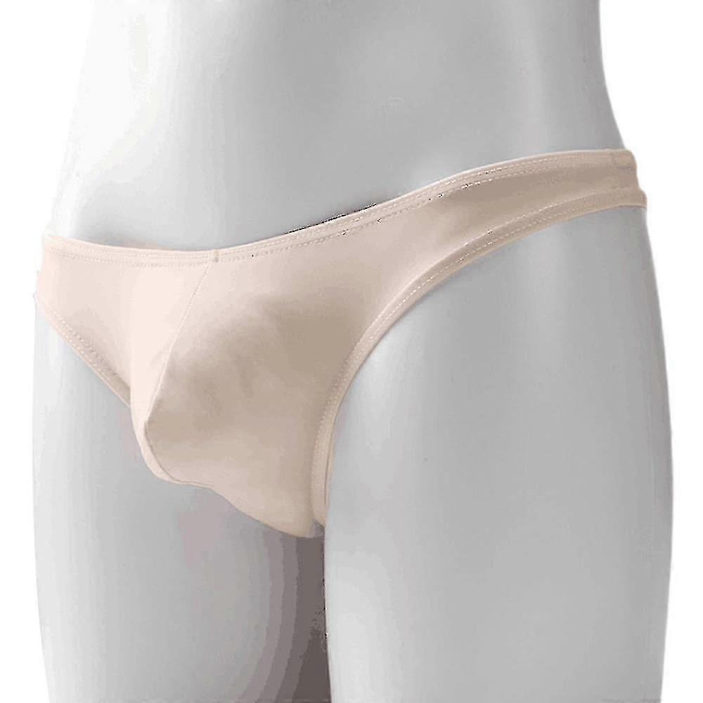 Erkekler Buz İpek Briefs G-string Tangalar İç Çamaşırı ŞişkinLik Kese İç Çamaşırı