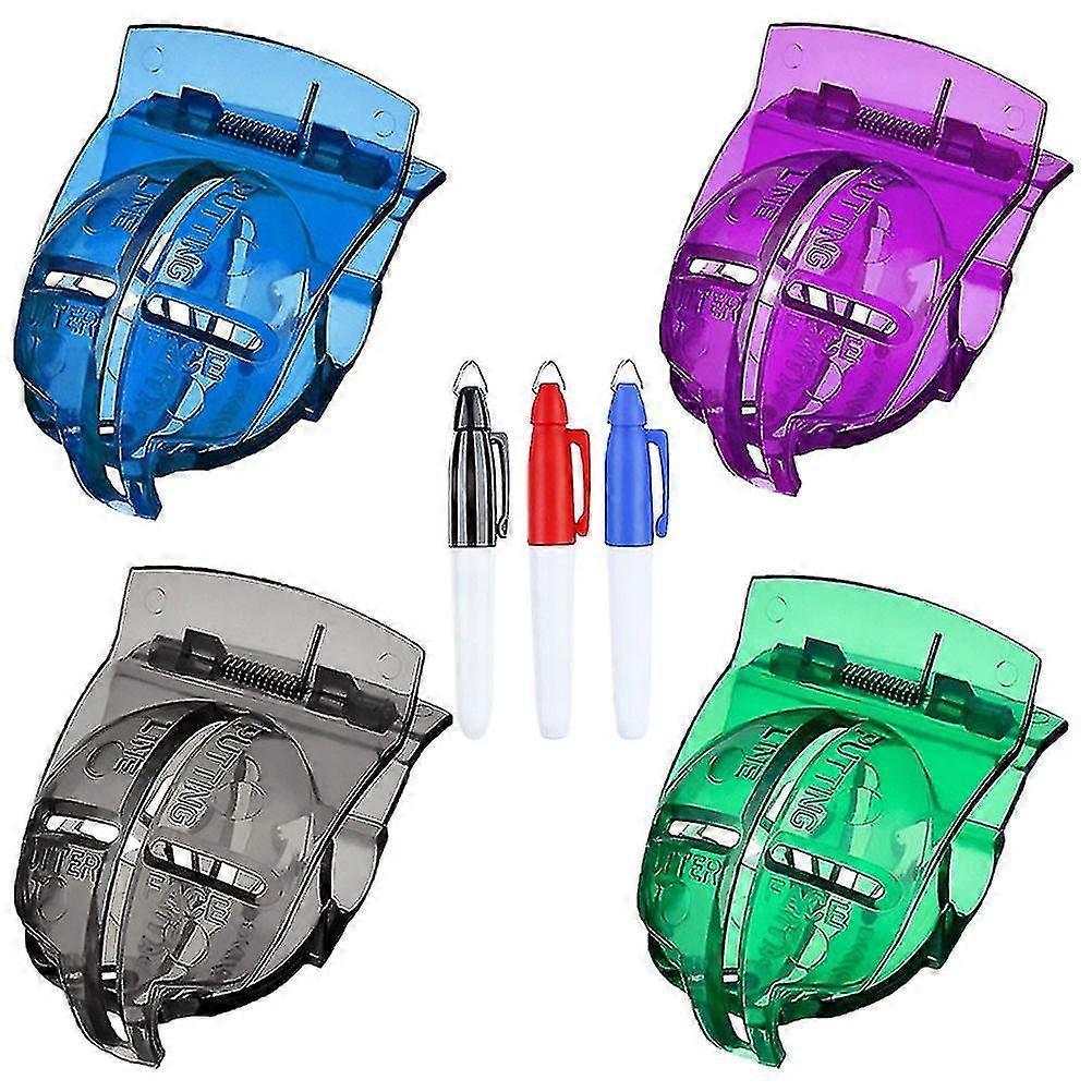 Golf Ball Line Liner Kit with Marker Pen - Practical Putting Tool, 7pcs/set