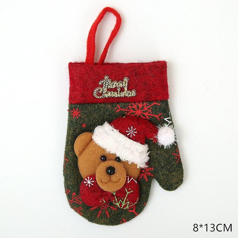 Christmas Gift Tableware Fork Knife Holder Bag Navidad 2021 Noel Christmas Decorations For Home Dinner Table Decor