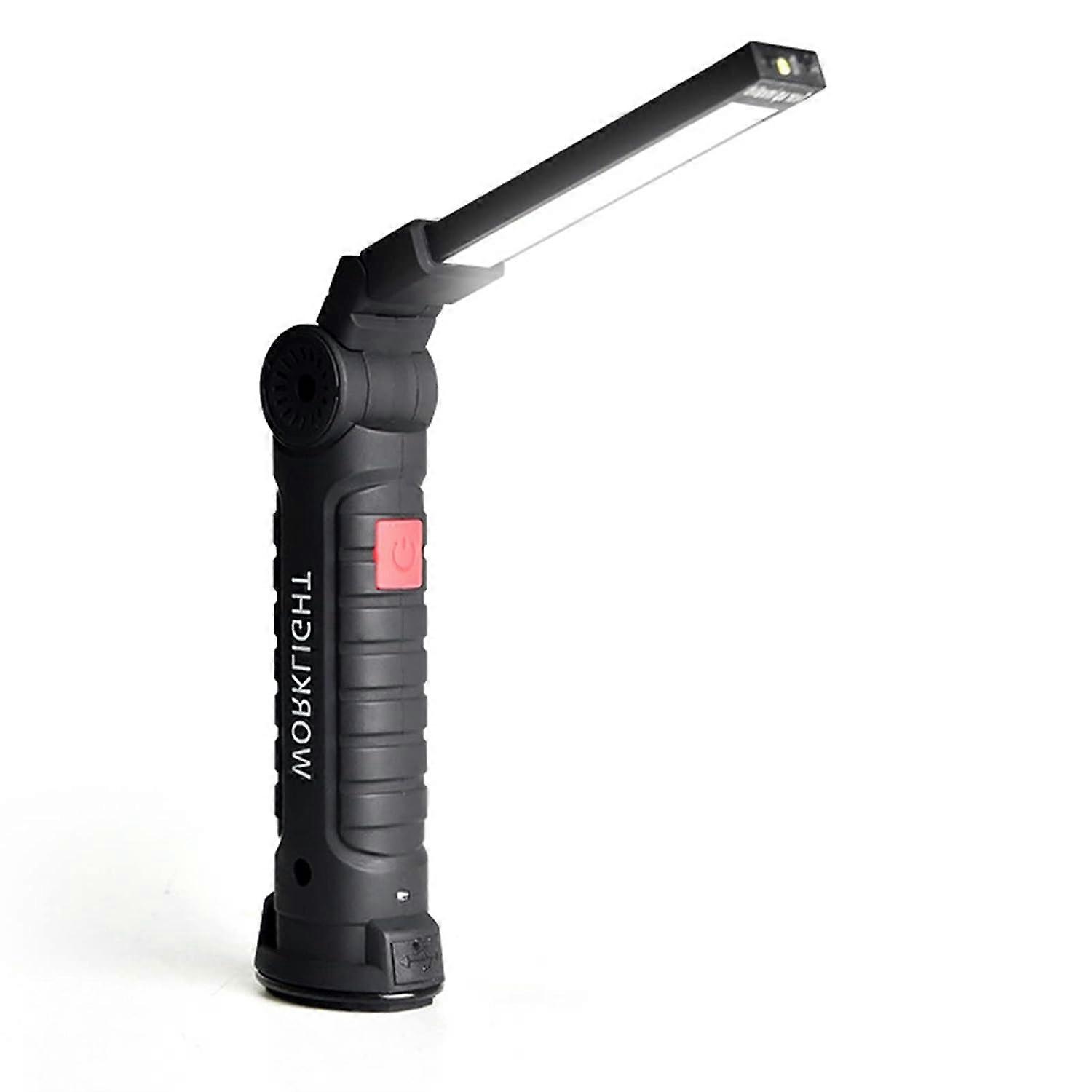Rechargeable COB LED Work Light with Magnetic Base for Car Repair and Emergency
