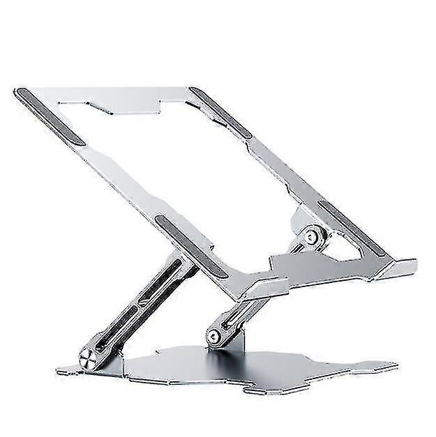 Aluminum Ergonomic Lift Computer Stand, Adjustable Laptop Stand for Desktop [Silver]