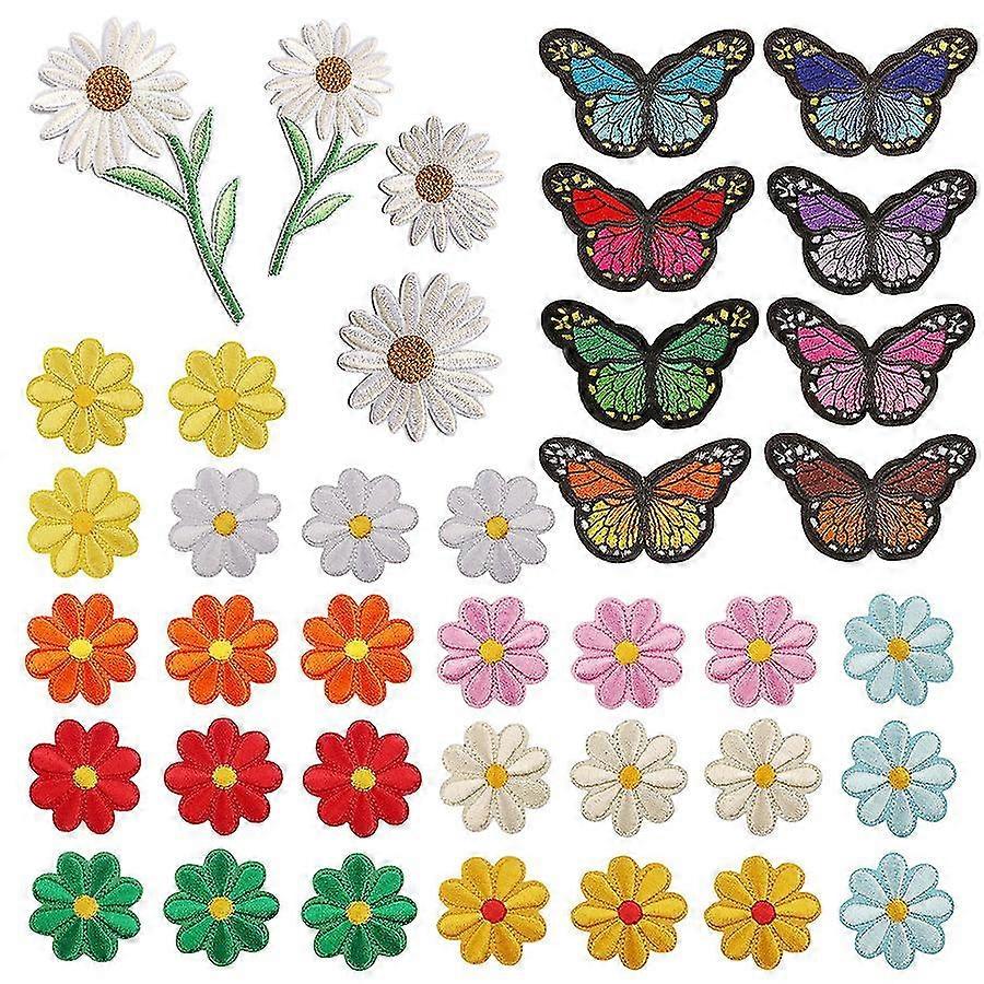 Cartoon Embroidered Cloth Patches Set (style 15)