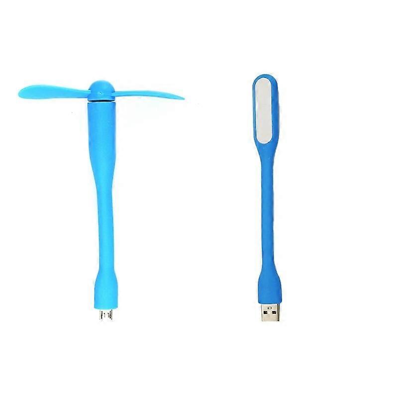 Multifunctional USB Mini Desktop Mini Fan With Universal USB Light Energy-Saving Portable LED Light