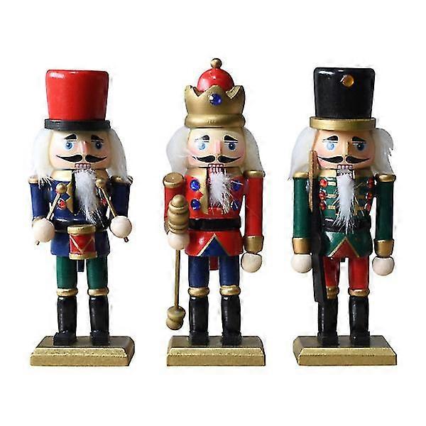 3 Pcs Decoracion Para Mesa De Navidad Nutcracker Christmas Decorations Nutcracker Puppet Christmas Ornaments