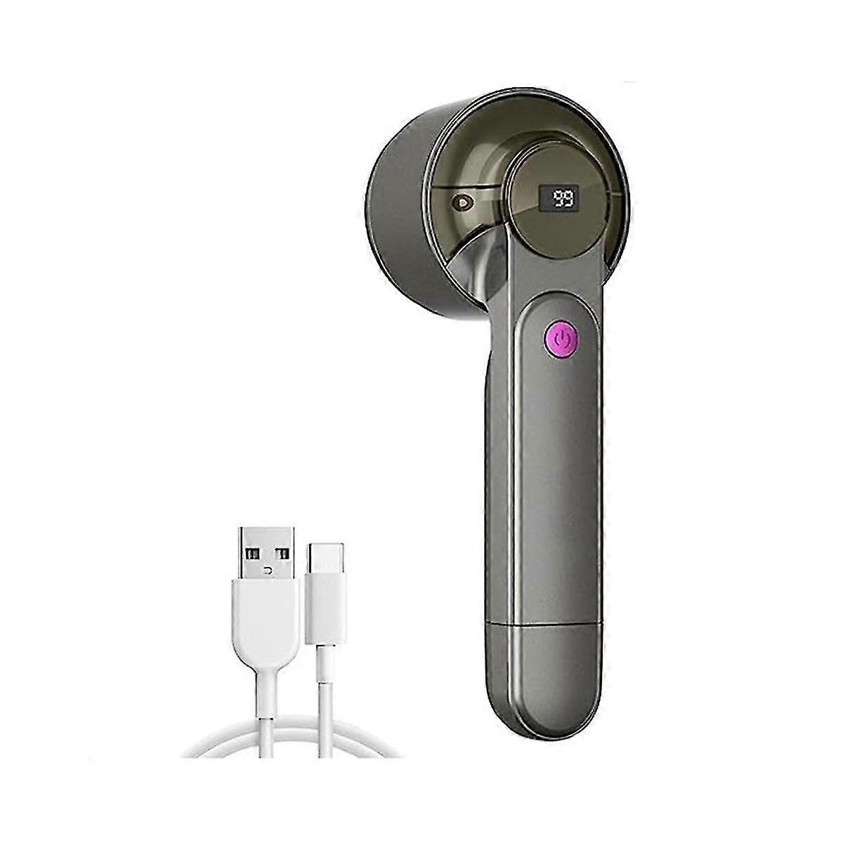 Rechargeable Fabric Shaver, Electric Lint Remover Shaver With Led Digital Display, Removing Fuzz And Pill From Clothes,100% New