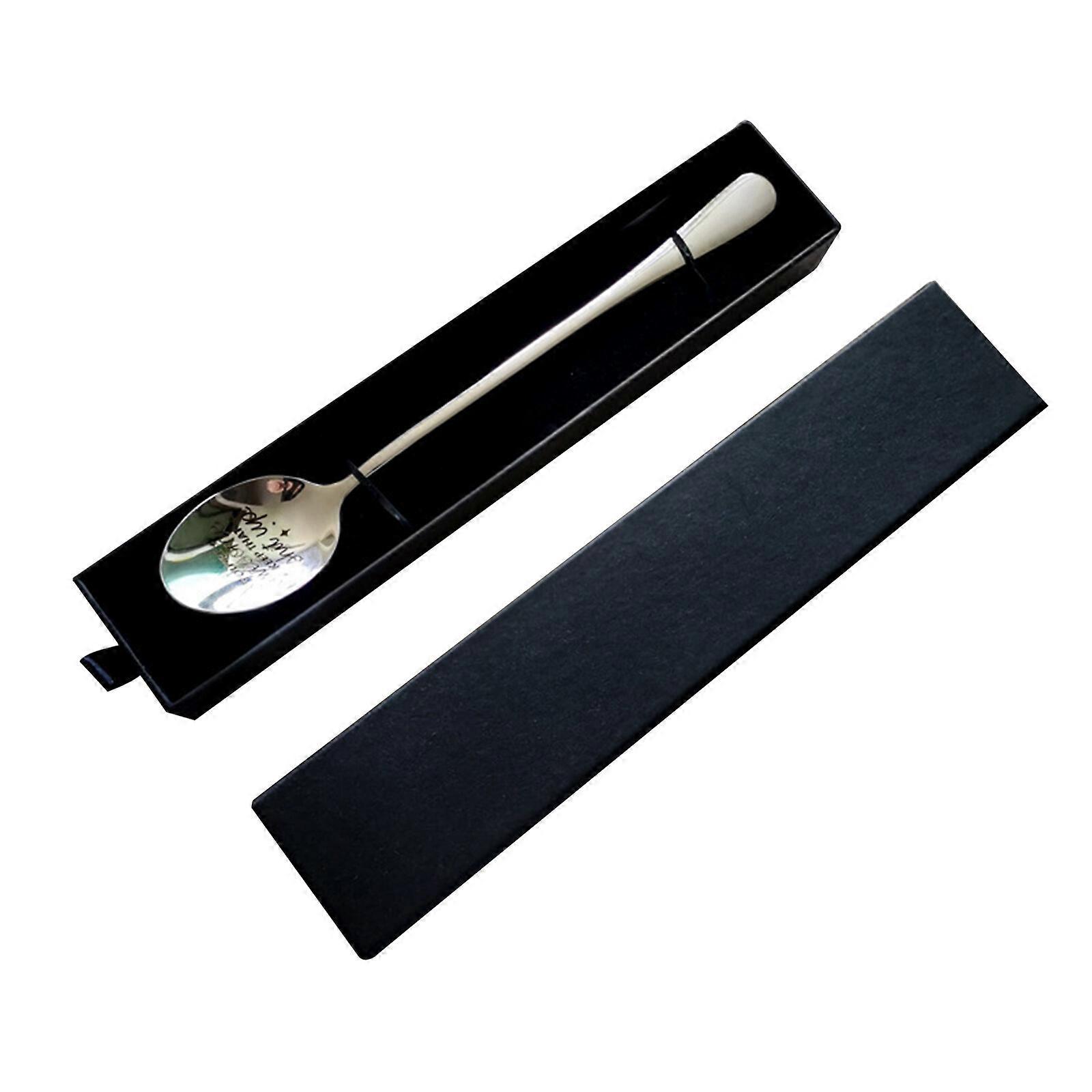 Tableware Couple Fork Modern Silverware Letter Print Stainless Steel Funny Gift Kitchen Tool