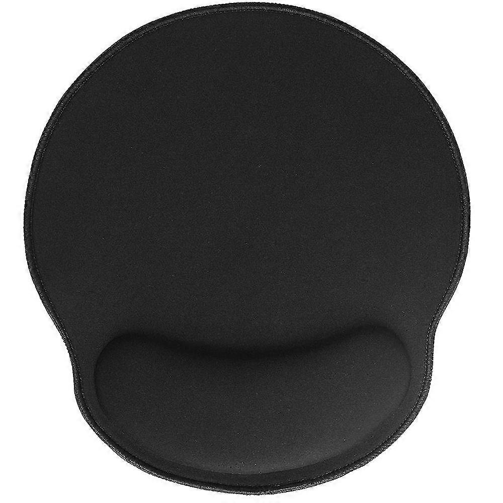 Mouse Pad With Gel Cushion - 26x23cm Ergonomic Mouse Pad With Stitched Edges Mousepad With Hand Rest For Gentle