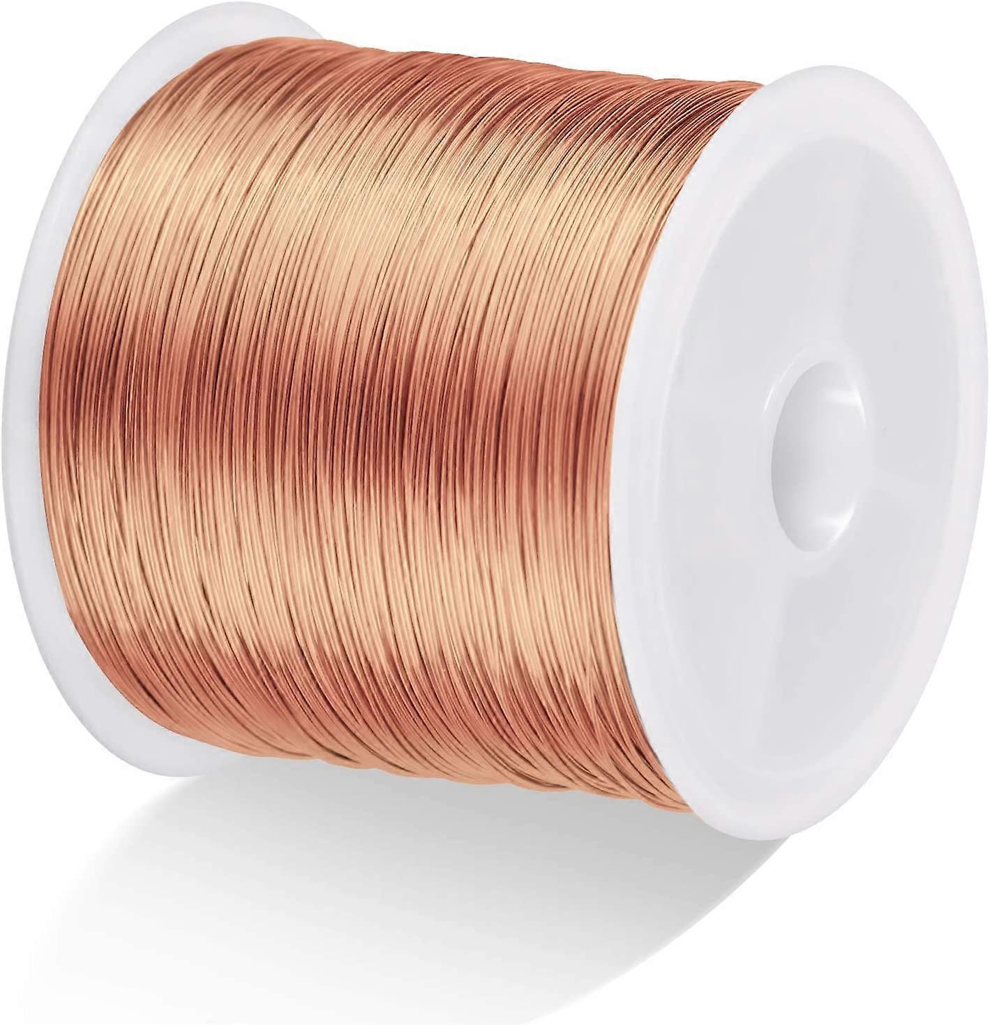 328Ft سلك المجوهرات الحرفية الأسلاك 26 مقياس تشويه مقاومة المجوهرات سلك الديكور الأسلاك النحاسية للوازم صنع المجوهرات والصياغة ، 0.4 مم × 10