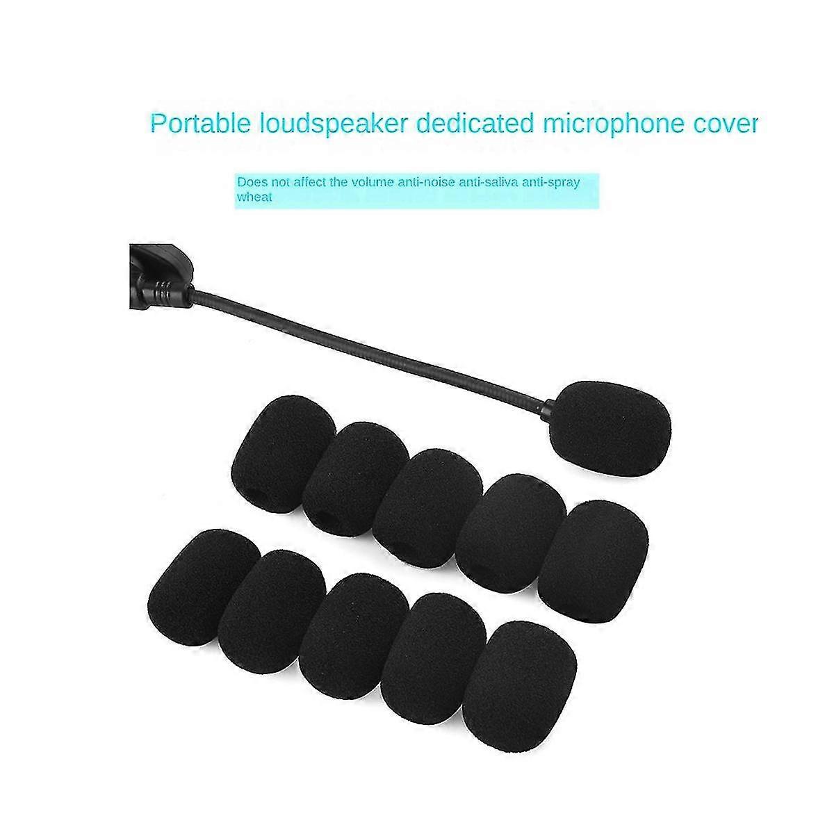 30 Pair Speaker Sponge Sleeve Soft Sponge Microphone Head Cover Foam Sponge Mic Cover For Microphon