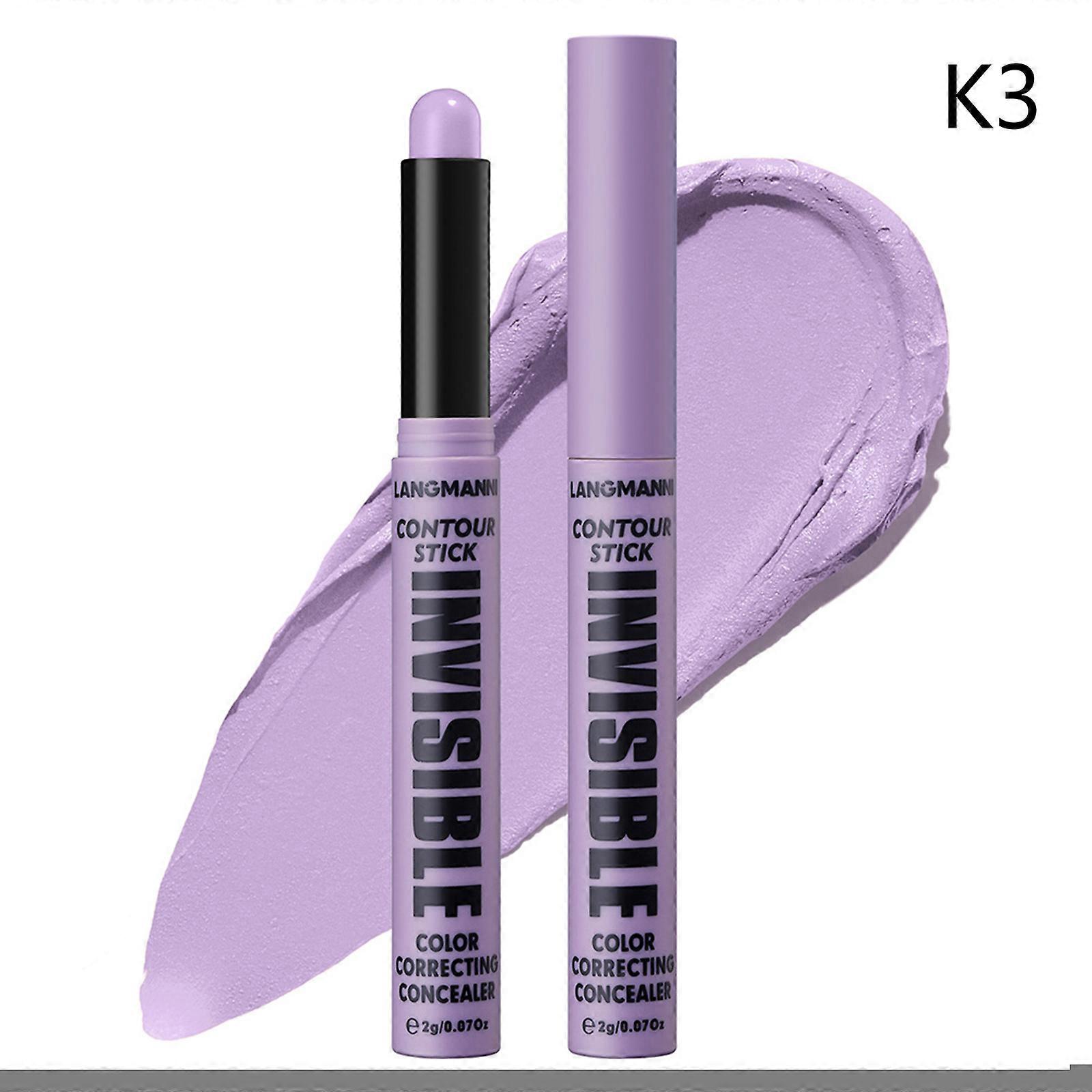 Color Contour Stick Concealer Stick Cream Palette Contour, Multifunctional Contouring Makeup for Face Highlighter Makeup Stick Long Lasting & Waterpro