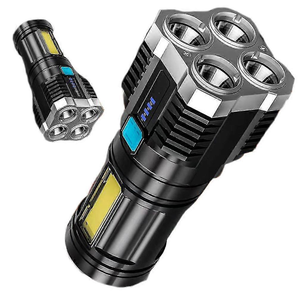 Super Bright 1000000lm Torch Led Flashlight Usb Rechargeable Tactical Light Hot