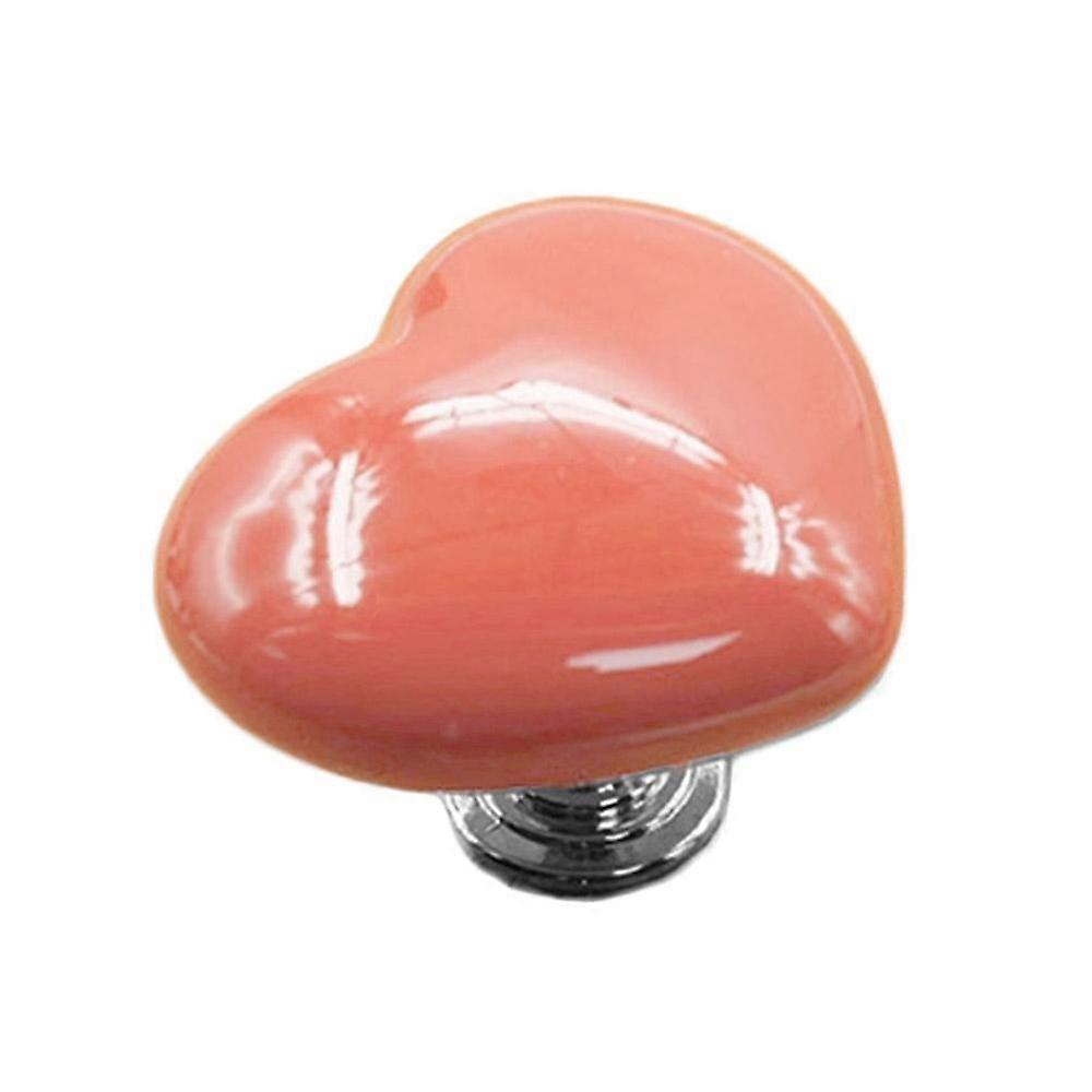 Simple Love Heart Shaped Colorful Toilet Tank Button Aid Gear, Portable Toilet Water Tank Push Button Flush Replacement Supplies