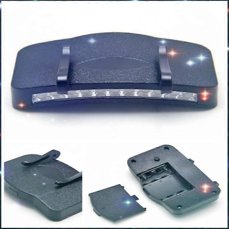 Clip On Cap light White Flashlight Camping Clip-On Cap/Hat Light Lamp