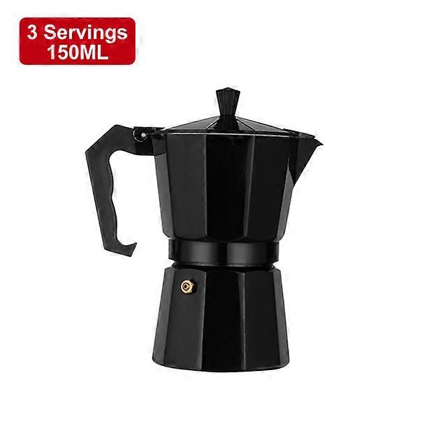 150ML Coffee Moka Pot Espresso Coffee Maker Moka Pot Aluminum Coffee Brewing Tools Coffee Kettle For Home Office Coffeeware
