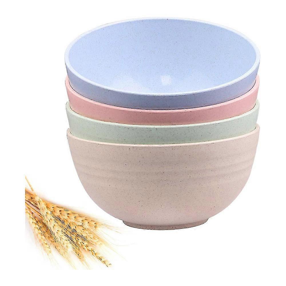 Unbreakable Cereal Bowls Large Dinner Set Of 4, Lightweight Microwave